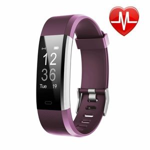 Letscom Purple Fitness Tracker Smart Watch